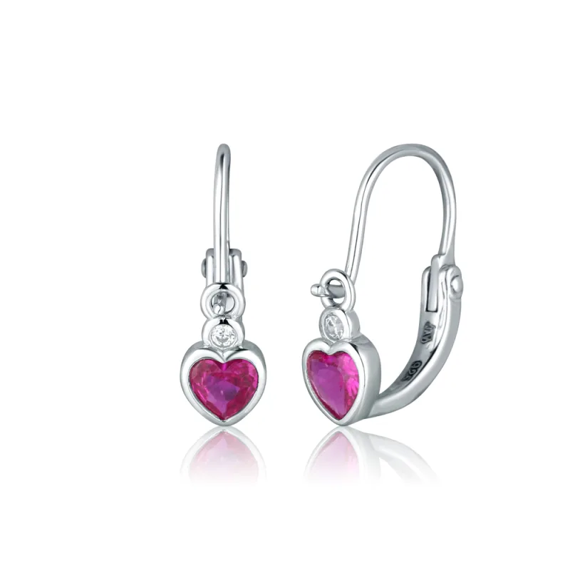 JVD Dětské stříbrné náušnice se zirkony SVLE3062XF6R200