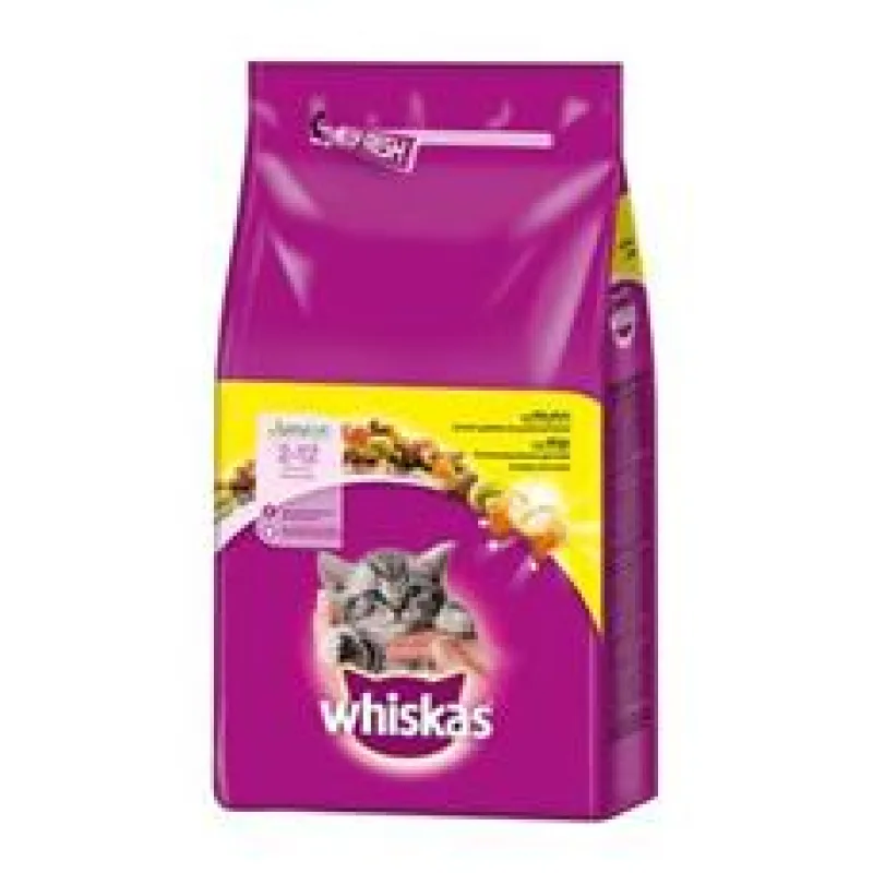 WHISKAS DRY Junior S Kuřecím Masem 14 kg