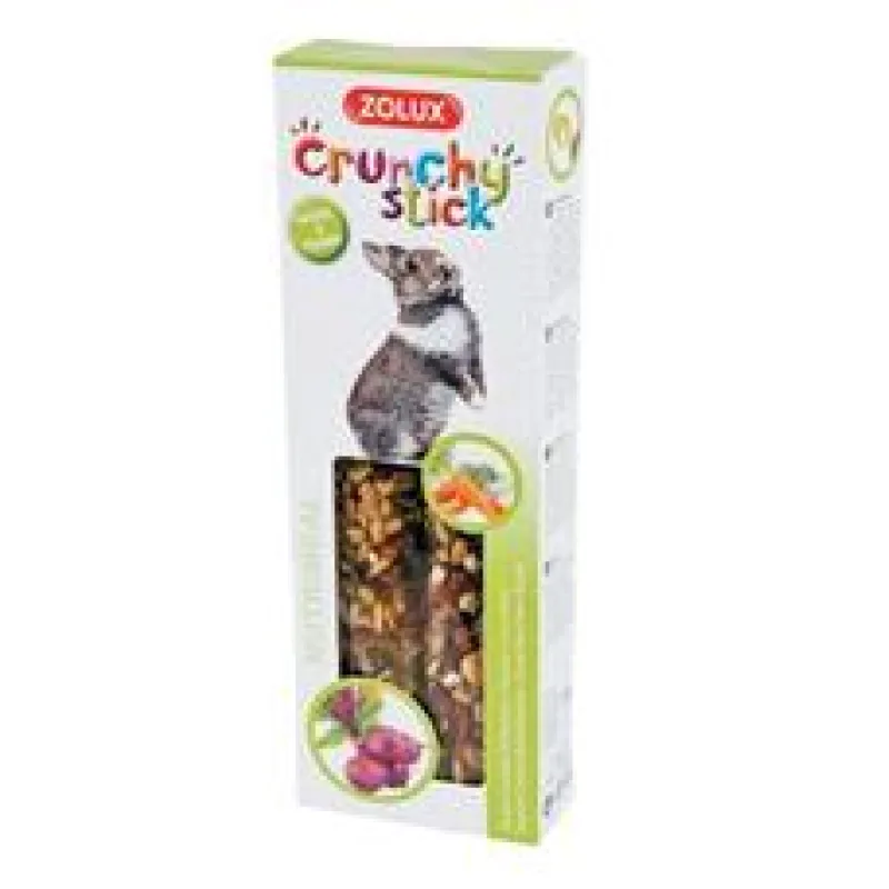 Pochoutka CRUNCHY STICK mrkev/řepa pro králíky Zolux 1 ks