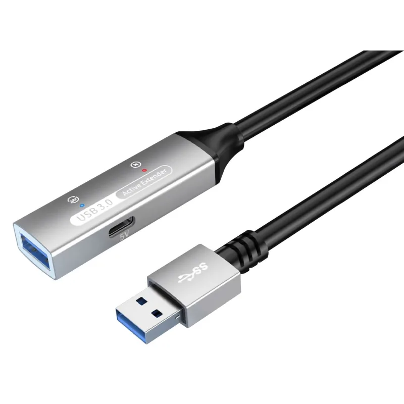 PREMIUMCORD USB 3.2. repeater a prodlužovací kabel Male-Female, 5Gbps…