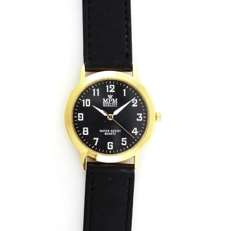 MPM Klasické hodinky ve zlatém pouzdře W01M.10702.D