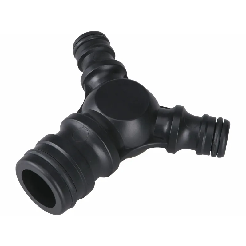 Spojka na hadice plastová, redukcia z 1" na 1/2" a 3/4", trojcestná, ABS, EXTOL PREMIUM