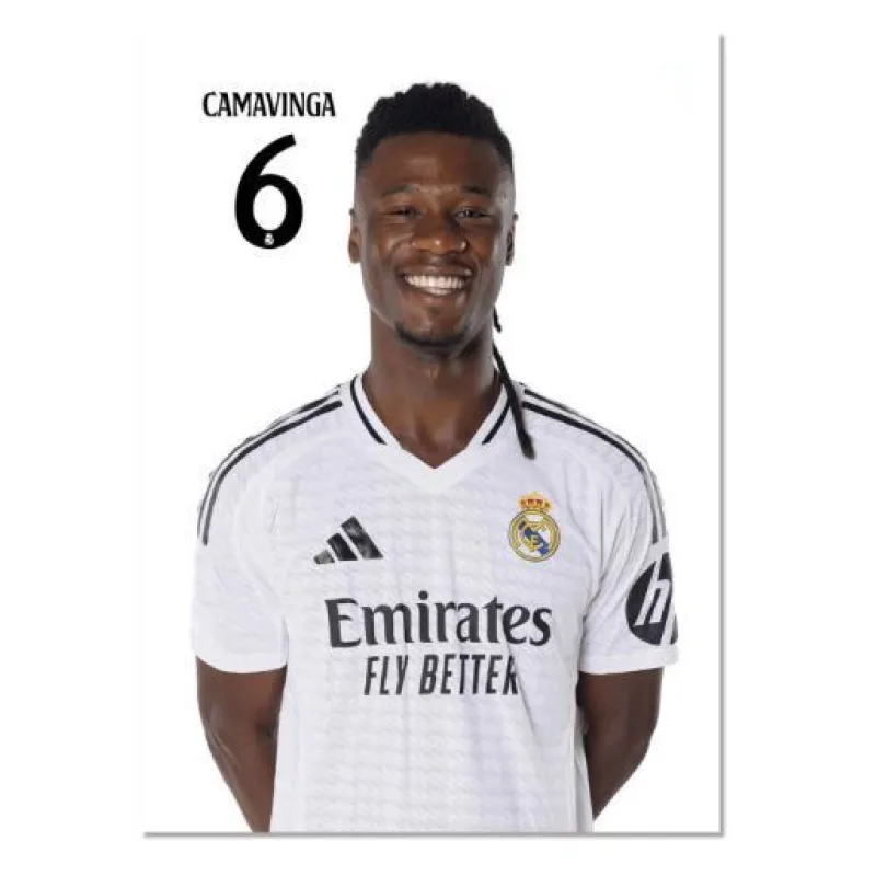 Real Madrid Eduardo Camavinga pohľadnica