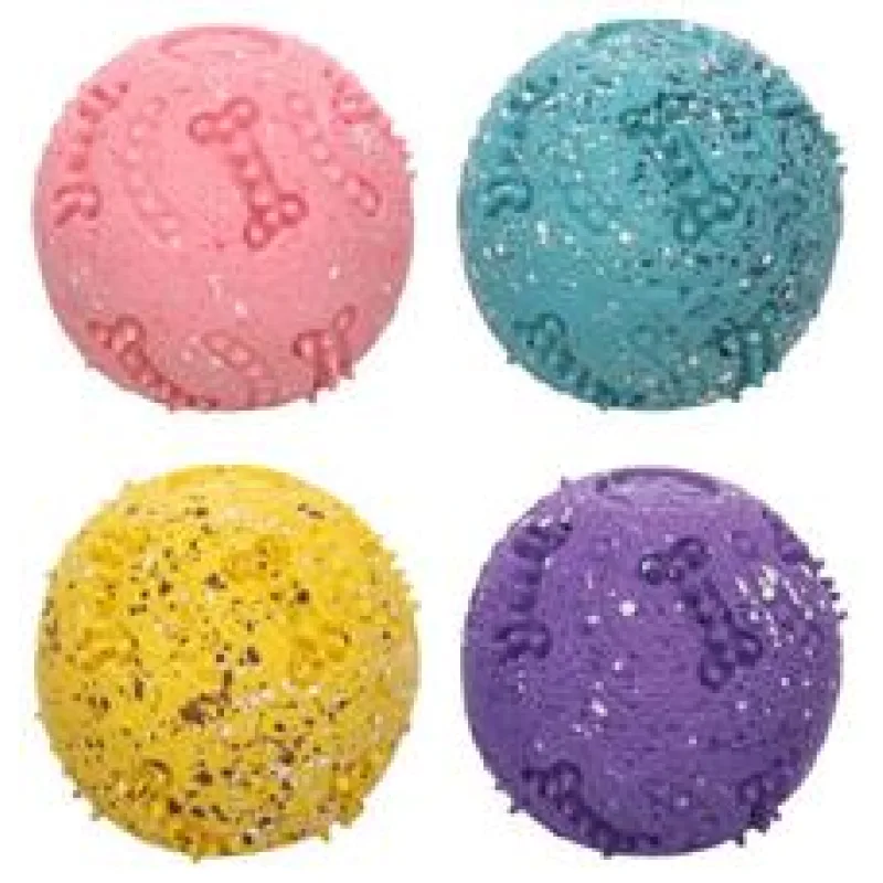 Hračka latex Freckles míček 6cm mix barev Flamingo 1ks/6cm