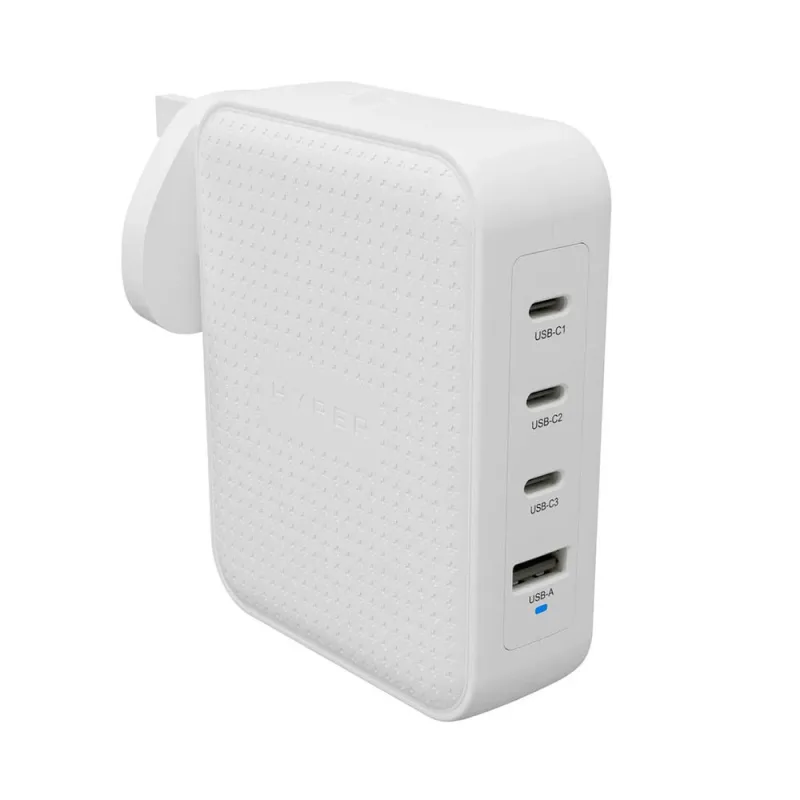 Hyper HyperJuice 145W USB-C GaN Charger With 4 Ports - White HJ1001WHWWGL
