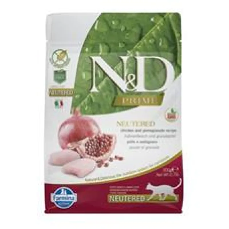N&D PRIME CAT Neutered Chicken&Pomegranate 10 kg