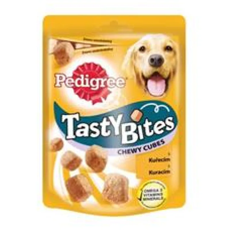 Pedigree poch.Tasty Minis Chewy Cubes Chicken&Duck 130g