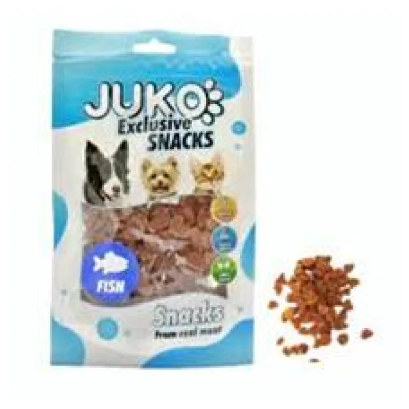 Salmon in Heart Shape JUKO Snacks 70g