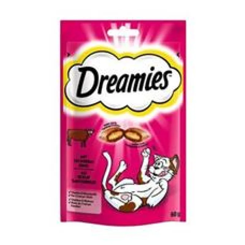 Dreamies kočka pochoutka s hovězím 60 g