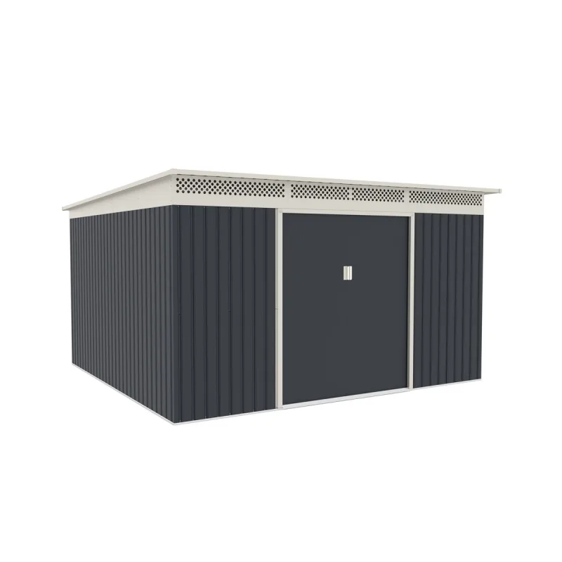 Záhradný domček GRAH 1132x340x333 cm, antracitový
