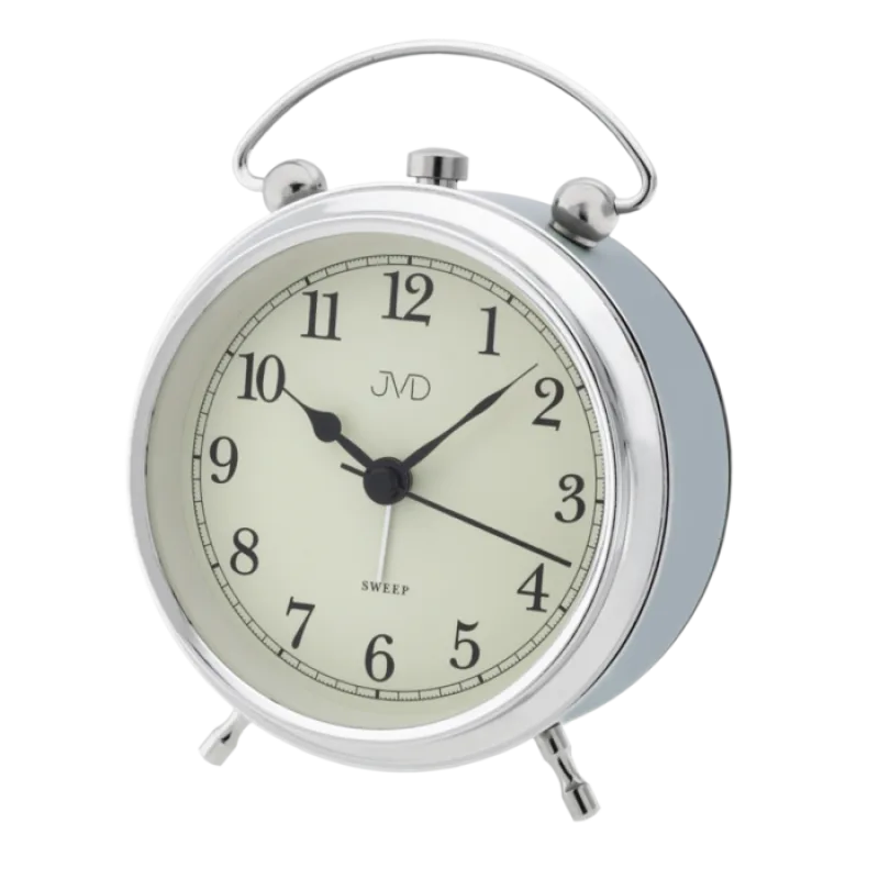 Tichý netikající analogový ručkový budík JVD sweep JVD SRP2619.1