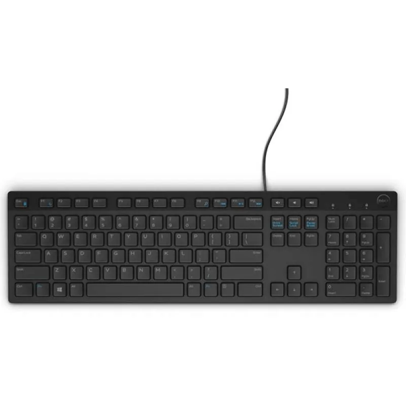 Dell KB-216 Multimedia Keyboard - US International (QWERTY) - Black 580…