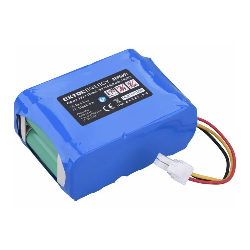 Akumulátor 20V/5Ah Li-ion, pre 8895650, 8895651, EXTOL PREMIUM