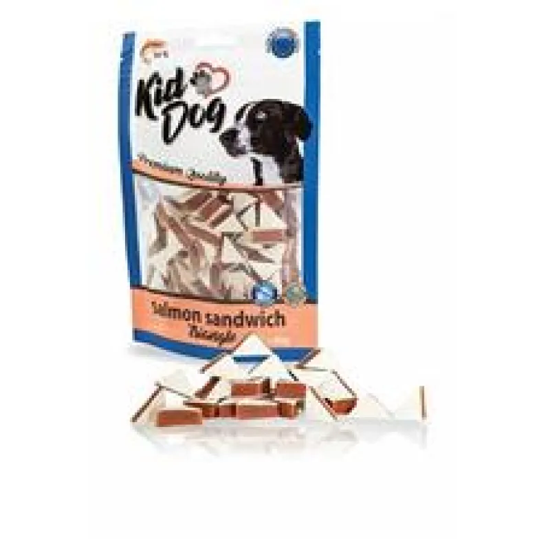 KIDDOG lososové sendvičové trojúhelníčky 80 g