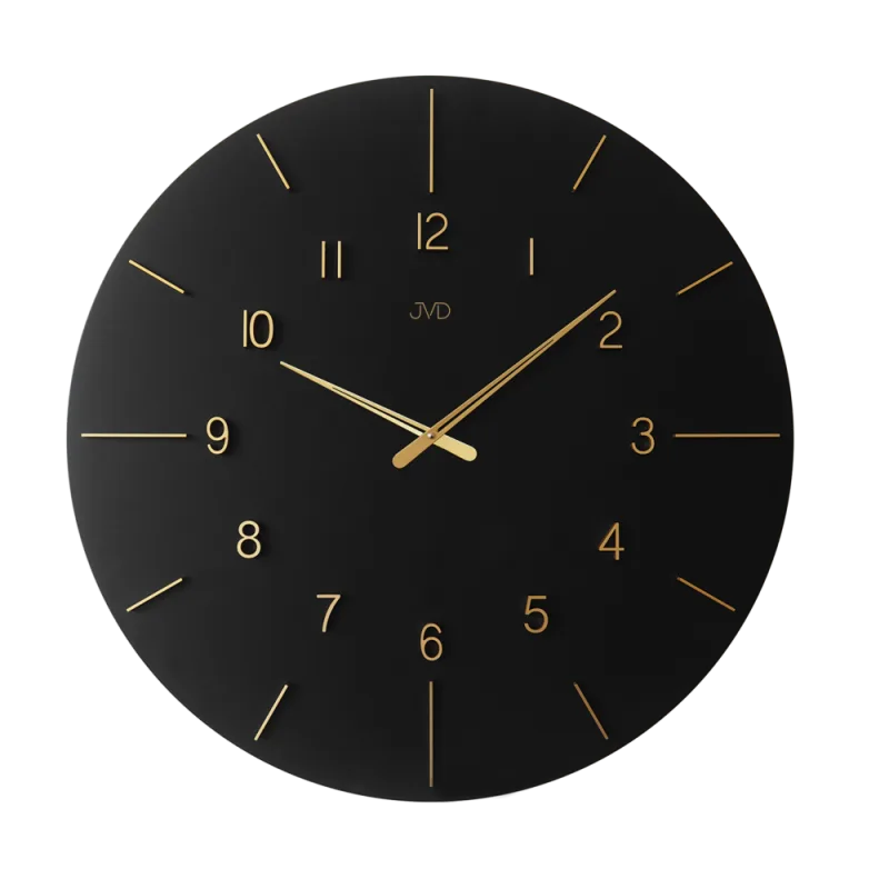 JVD Obrovské designové dřevěné nástěnné hodiny prům. 70cm JVD HC701.2