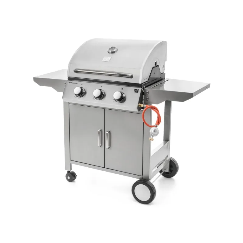 Plynový gril Oklahoma BBQ Premium Line 3 horáky +redukčný ventil