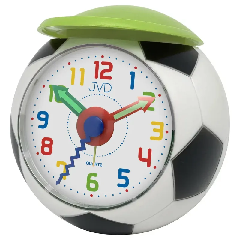 JVD Dětský fotbalový budík JVD quartz SR819.2 - kopací míč