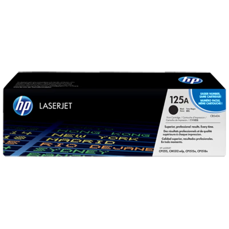 HP Toner Cartridge Black for CLJ CP1215/1515 (2200 pages) CB540A