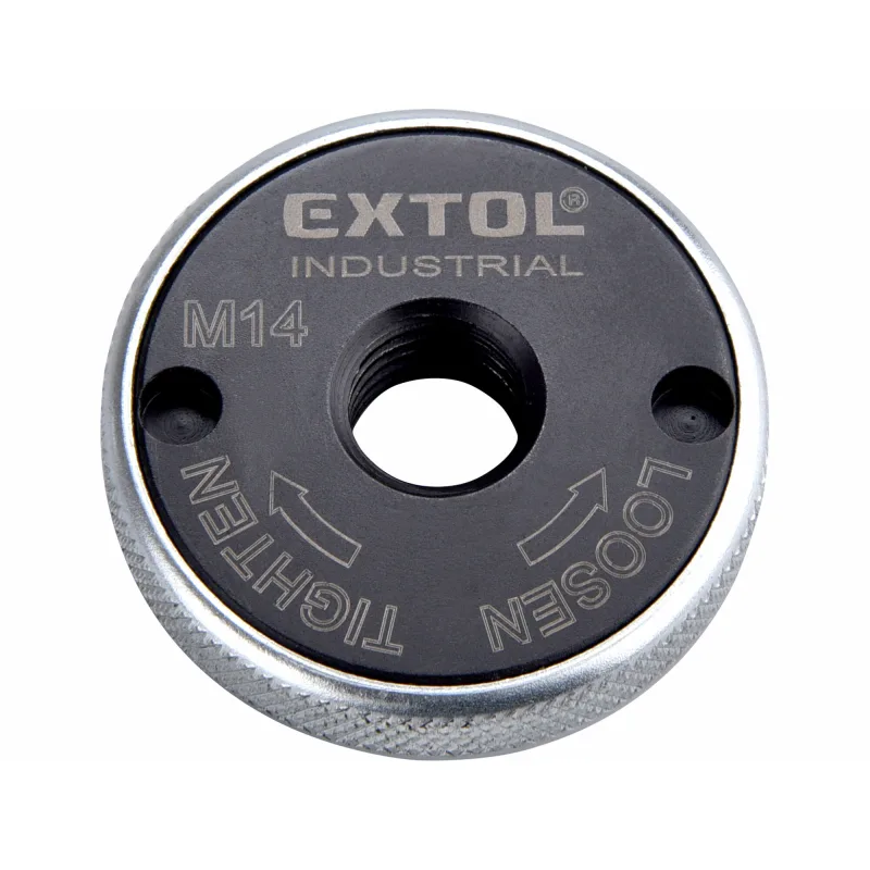 Matica upínacia pre uhlovú brúsku beznástrojová, M14, 107g, EXTOL INDUSTRIAL