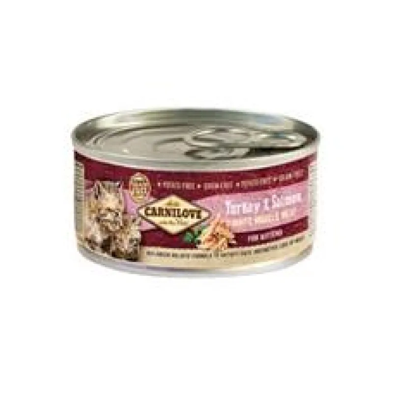 Carnilove White konz Mus Meat Turkey&Salmon Kitten 100g