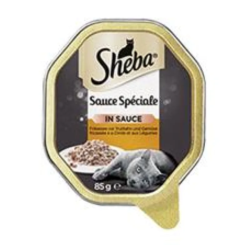 Sheba vanička Krůtí se zeleninou ve šťávě 85g