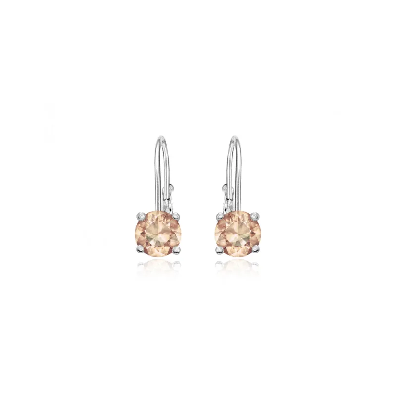 JVD Dámské stříbrné klasické náušnice se zirkony ryz. 925/1000 SVLE0598XH2CH00