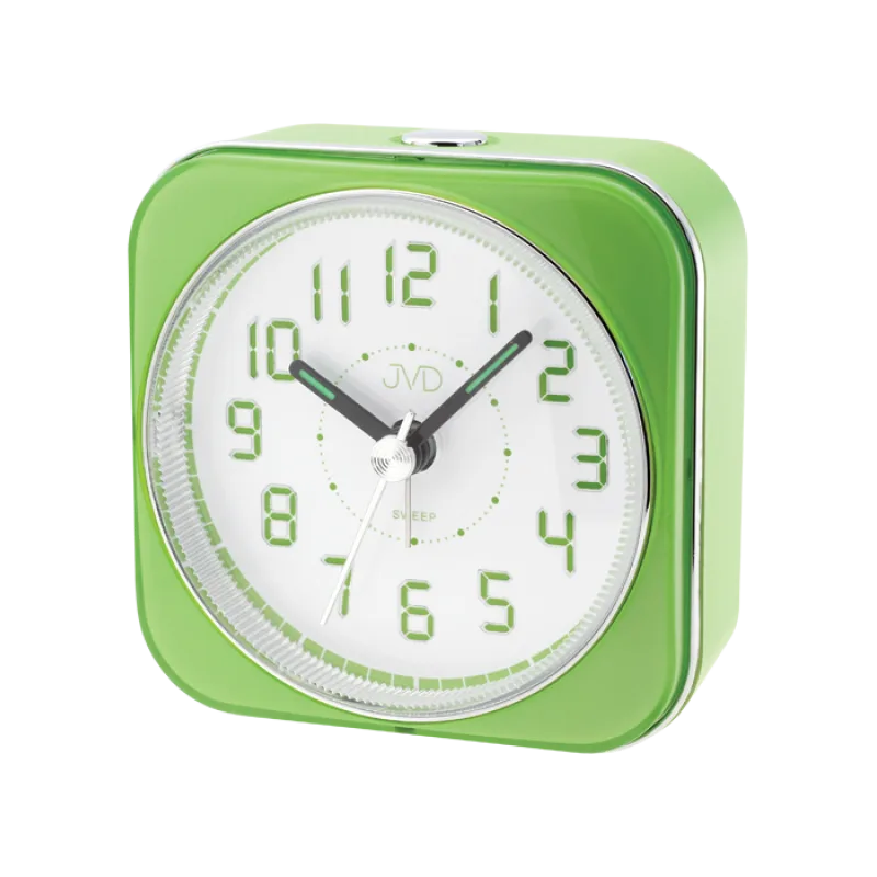 JVD Tichý netikající dětský ručkový budík LED čísla JVD SRP901.3