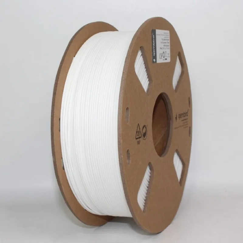 GEMBIRD Tlačová struna (filament) PLA, 1, 75 mm, 1 kg, biela 3DP-PLA1…