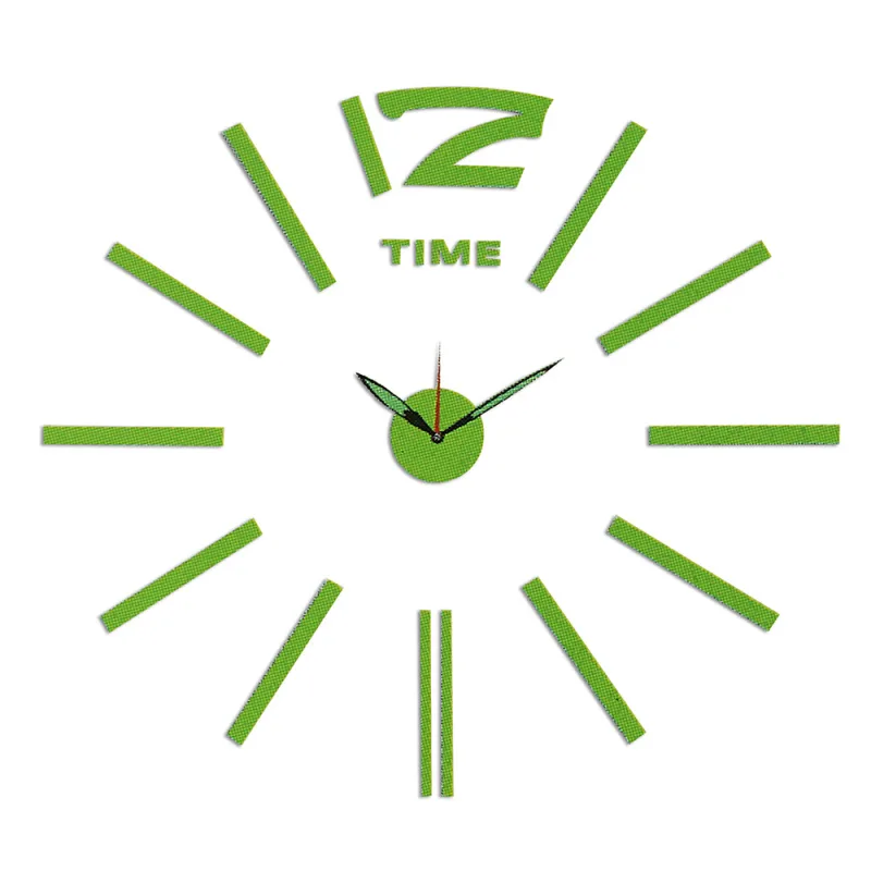 MPM Zelené nástěnné nalepovací hodiny MPM E01.3515