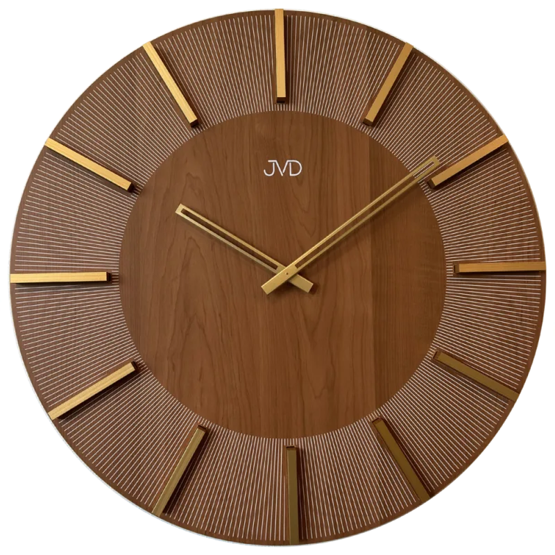 JVD Obrovské dřevěné designové hodiny JVD HC502.2