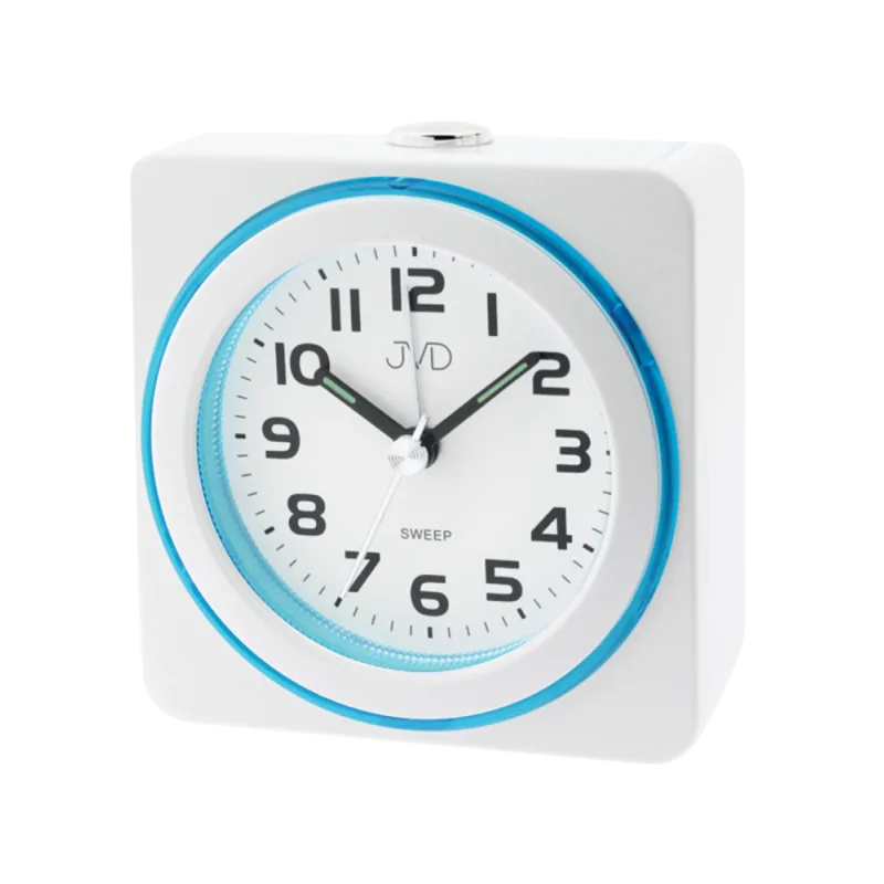 Tichý netikající dětský ručkový budík s osvětlením JVD SRP909.2