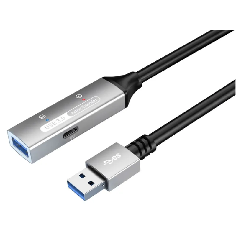 PremiumCord USB 3.2 repeater a predlžovací kábel Male-Female, 5Gbps…