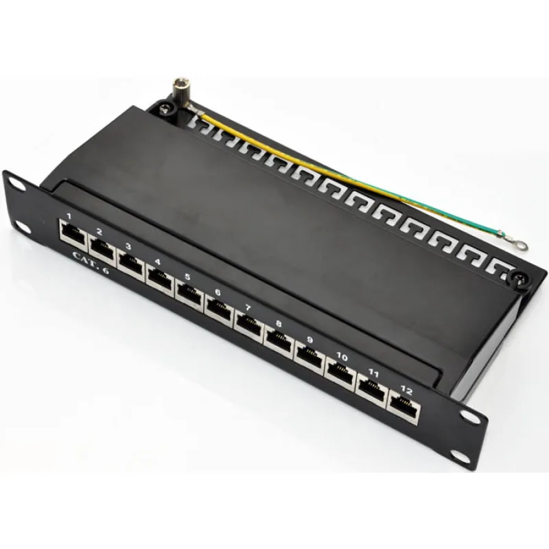Patch panel 10" STP cat.6 12portov