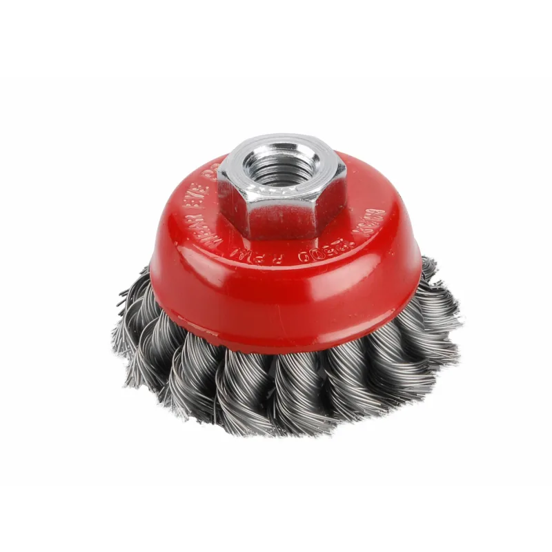 Kartáč hrnčekový M14 vrkočový, ⌀65mm, EXTOL CRAFT