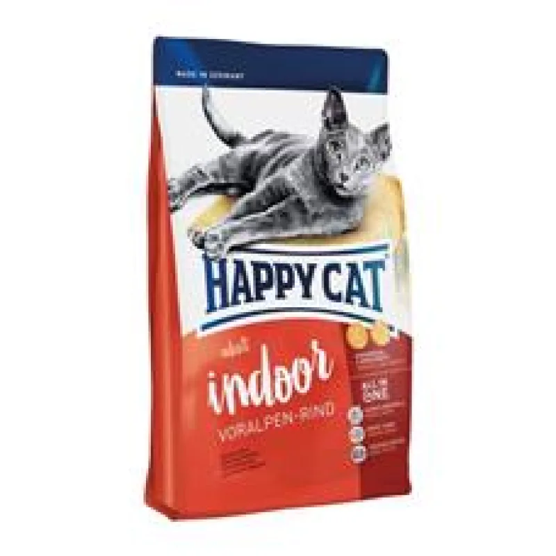 HAPPY CAT INDOOR Alpské hovězí 4 kg - exp. 10/25 - 1 KS SKLADEM