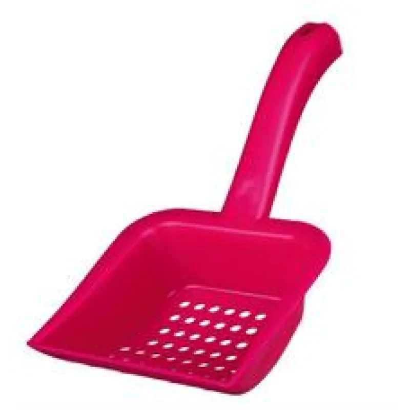 Plastová lopatka na trus, vhodná na silikonové perličky L modrá