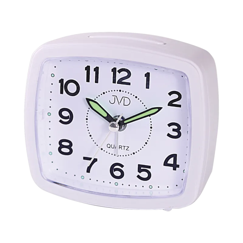 JVD Analogový ručkový bílý budík JVD SRP8506.3 s osvětlením