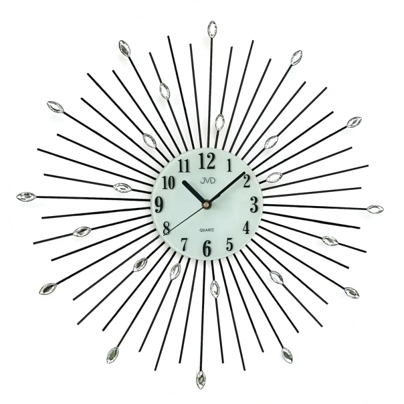 JVD Luxusní kovové nástěnné designové hodiny JVD HJ117.1