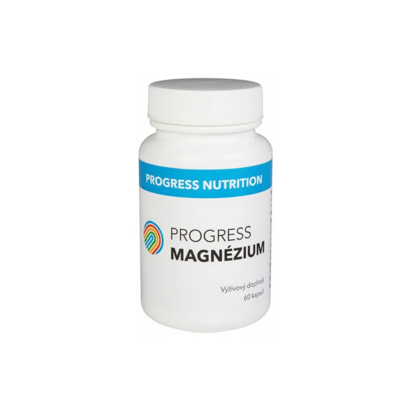 Magnézium Progress 552mg, tri chelátové formy, 60cps