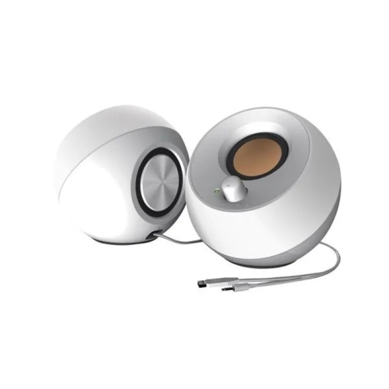 Creative PEBBLE, stolné 2.0 reproduktory s USB napájaním, biele…