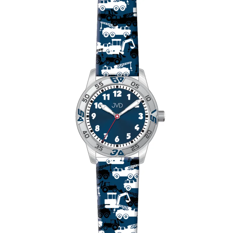 JVD Dětské chlapecké sportovní modré hodinky JVD J7219.1