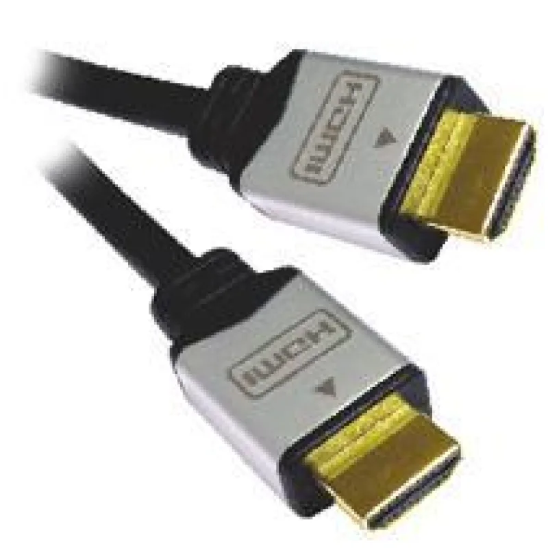 PremiumCord kábel HDMI M/ M, zlac.a kovové HQ, 5m kphdmg5