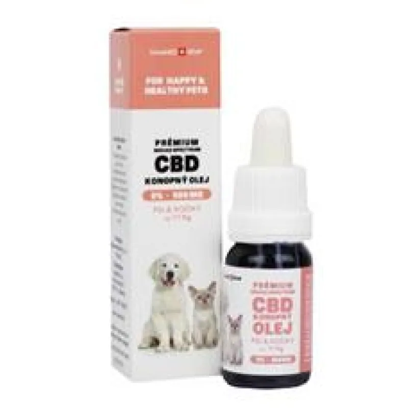CBD olej pro malé psy a kočky 5% 10 ml