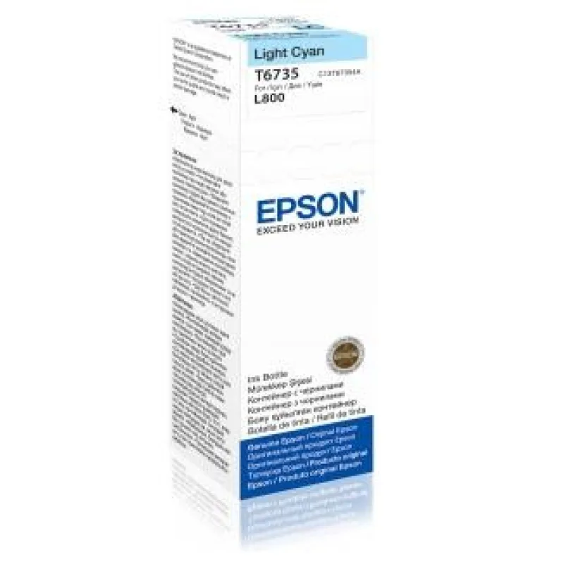 Atramentová tyčinka EPSON T6735 Light Cyan ink container 70ml pre L800/…