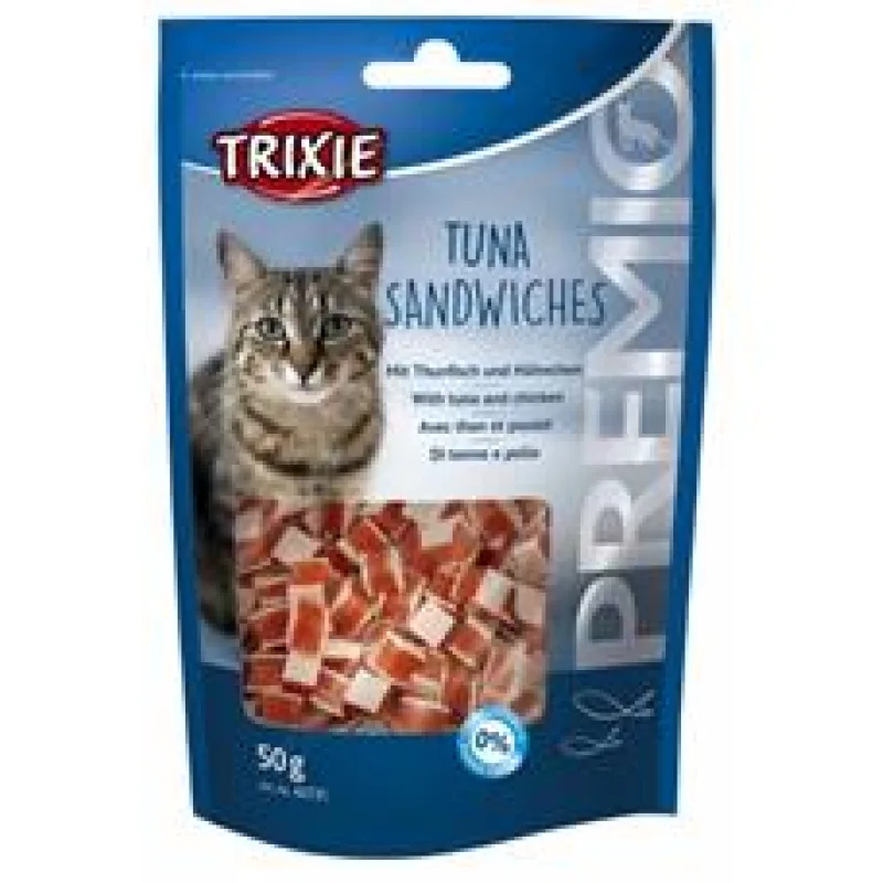 PREMIO Tuna Sandwiches 50 g - s tuňákem a kuřecím masem 50g