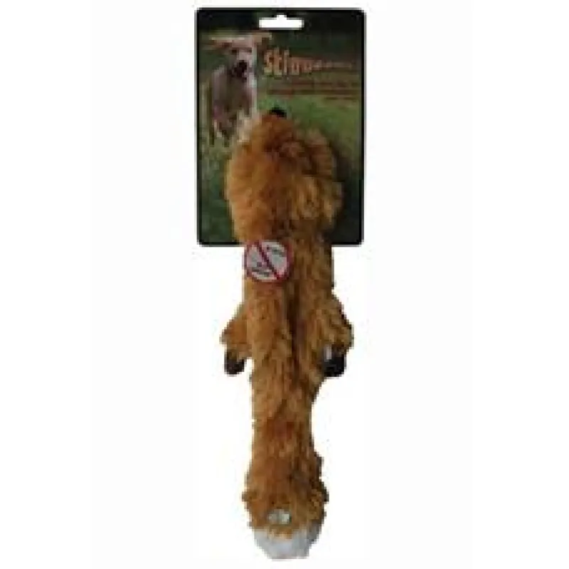 Hračka pes Liška pískací Skinneeez 61 cm