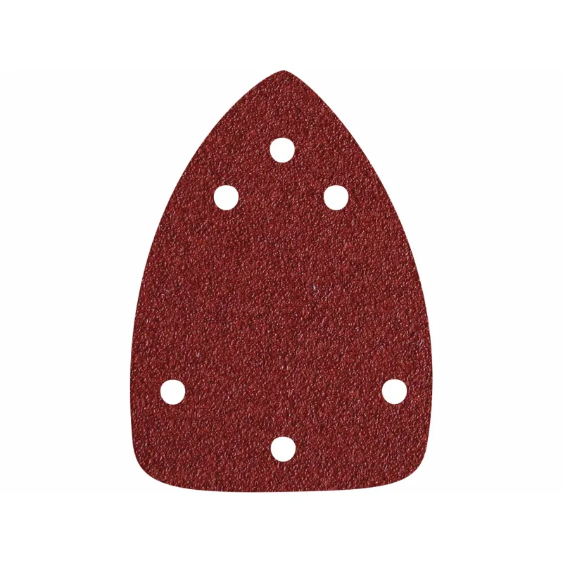 Brúsny papier delta 140x97mm, 10ks, P80, EXTOL PREMIUM