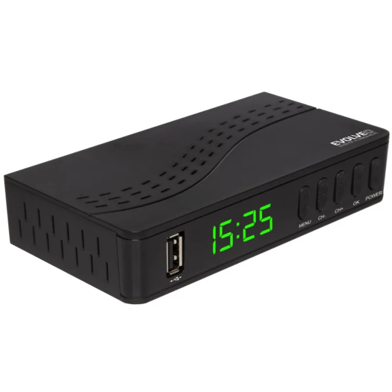 EVOLVEO Alpha T2, HD DVB-T2 H.265/ HEVC rekordér DT-3055-T2-HEVC