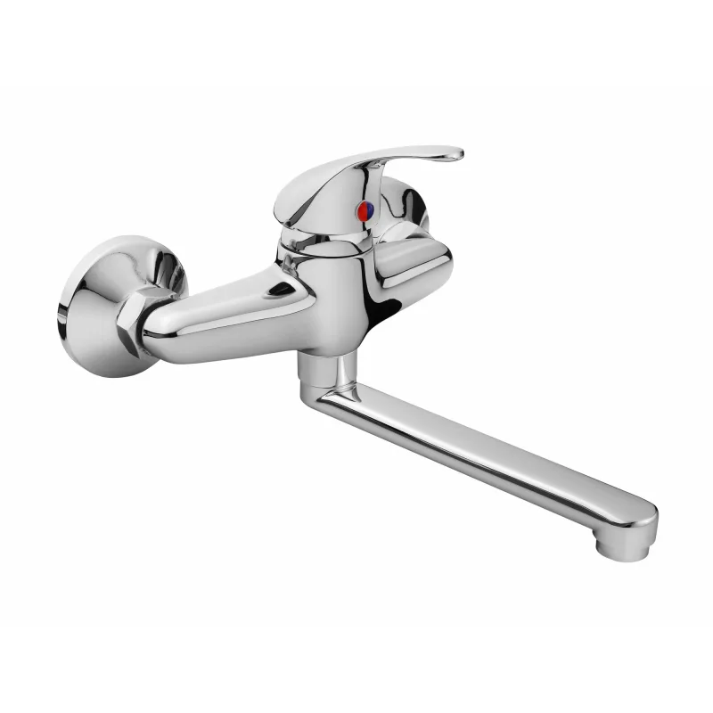 Batéria nástenná umývadlová / drezová, rozstup 150mm, 150mm, 35mm, chróm, BALLETTO