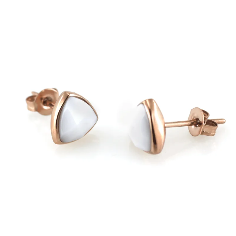 MPM Ocelové náušnice z chirurgické oceli Earrings 7478 - Rose Gold